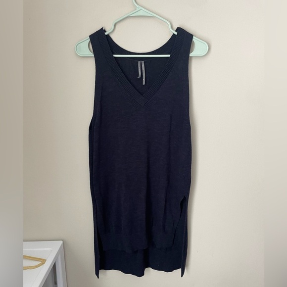 Anthropologie Desmond Navy Blue Sweater Tunic Size Medium - Picture 2 of 10